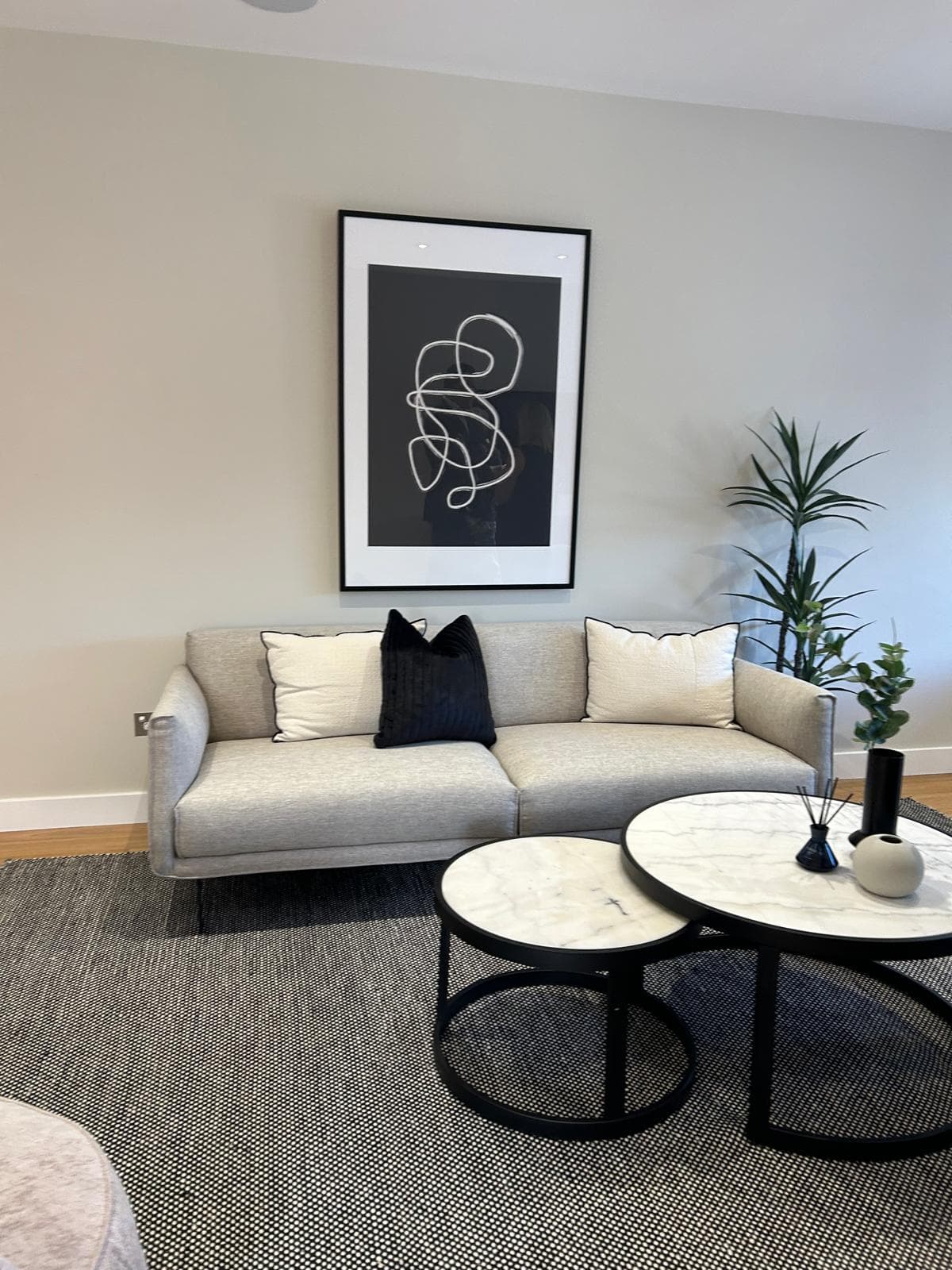 Furnished apartment interior